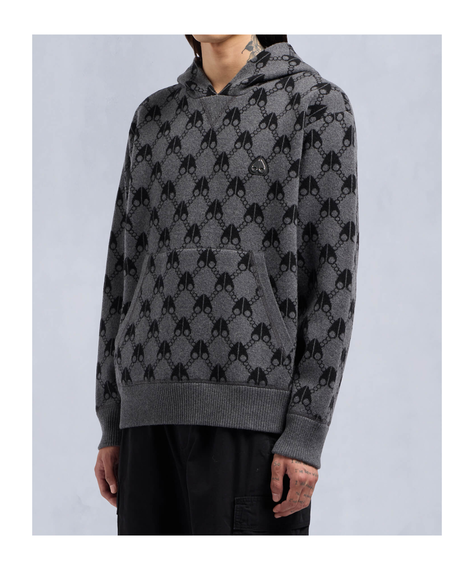 Moose Knuckles Jog Falls Hoodie In Black