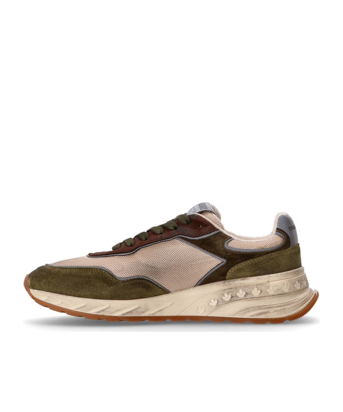 Dsquared2 Laced Sneakers In Nude