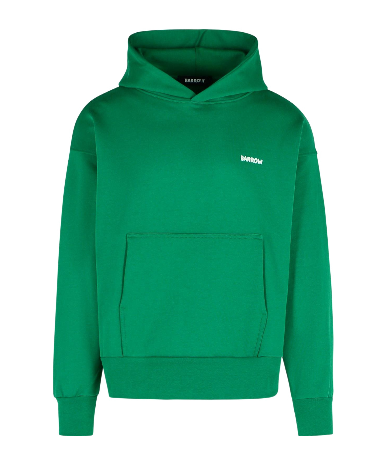 Barrow Hooded Long-sleeved Hoodie In Green