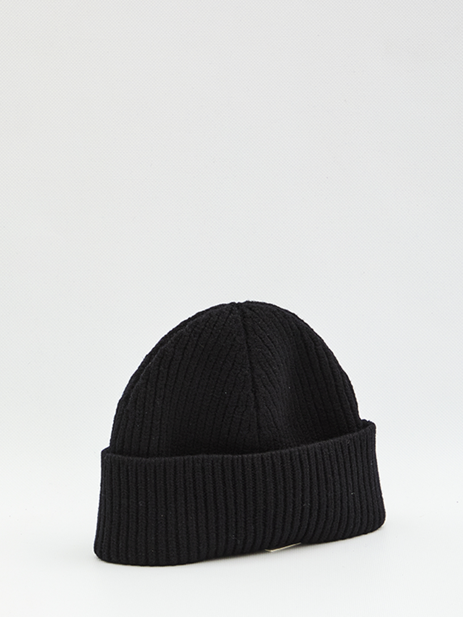 Ami Alexandre Mattiussi Ami Paris Ami De Coeur Black Wool Hat Men