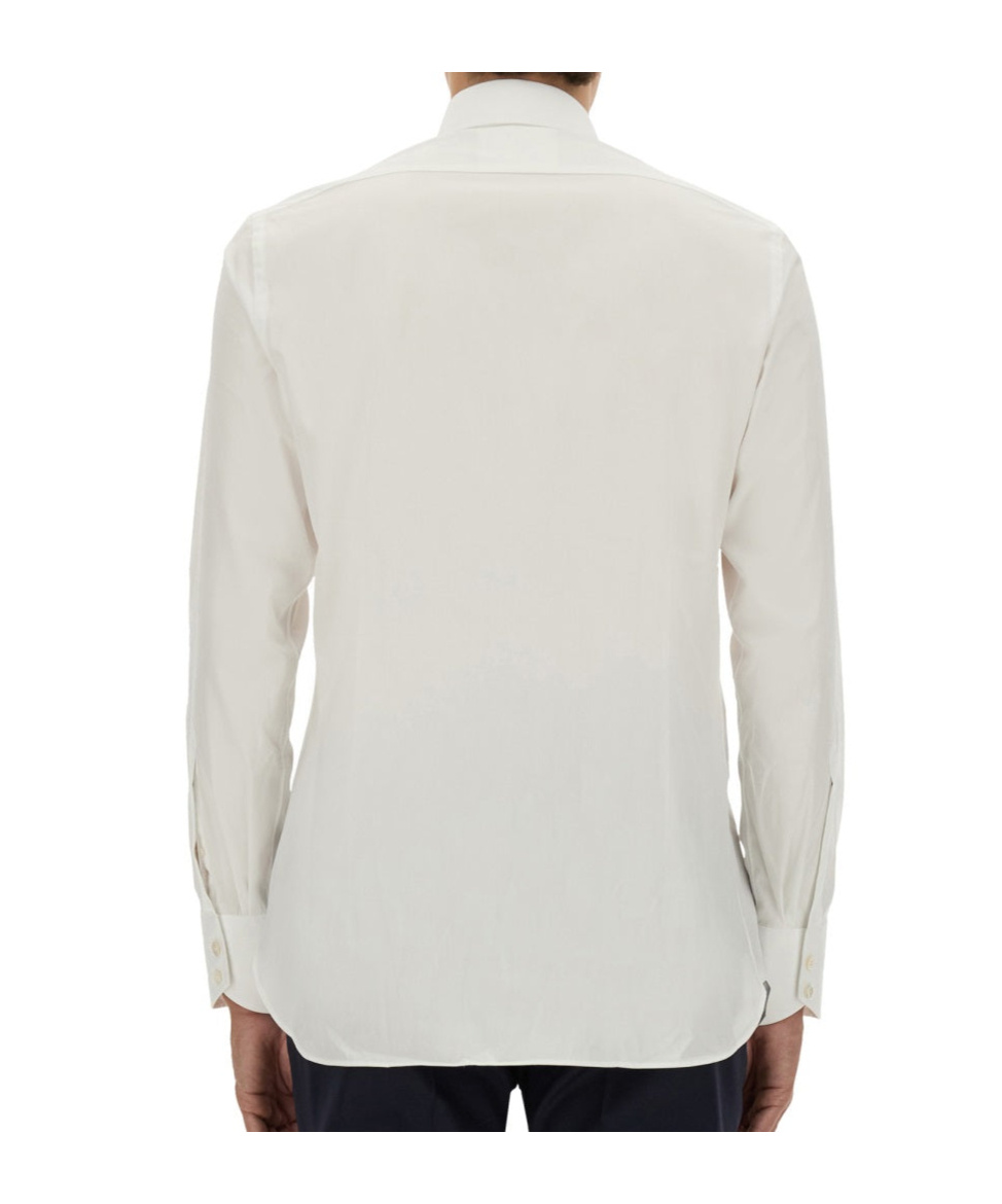 Tom Ford Slim Fit Poplin Shirt In White