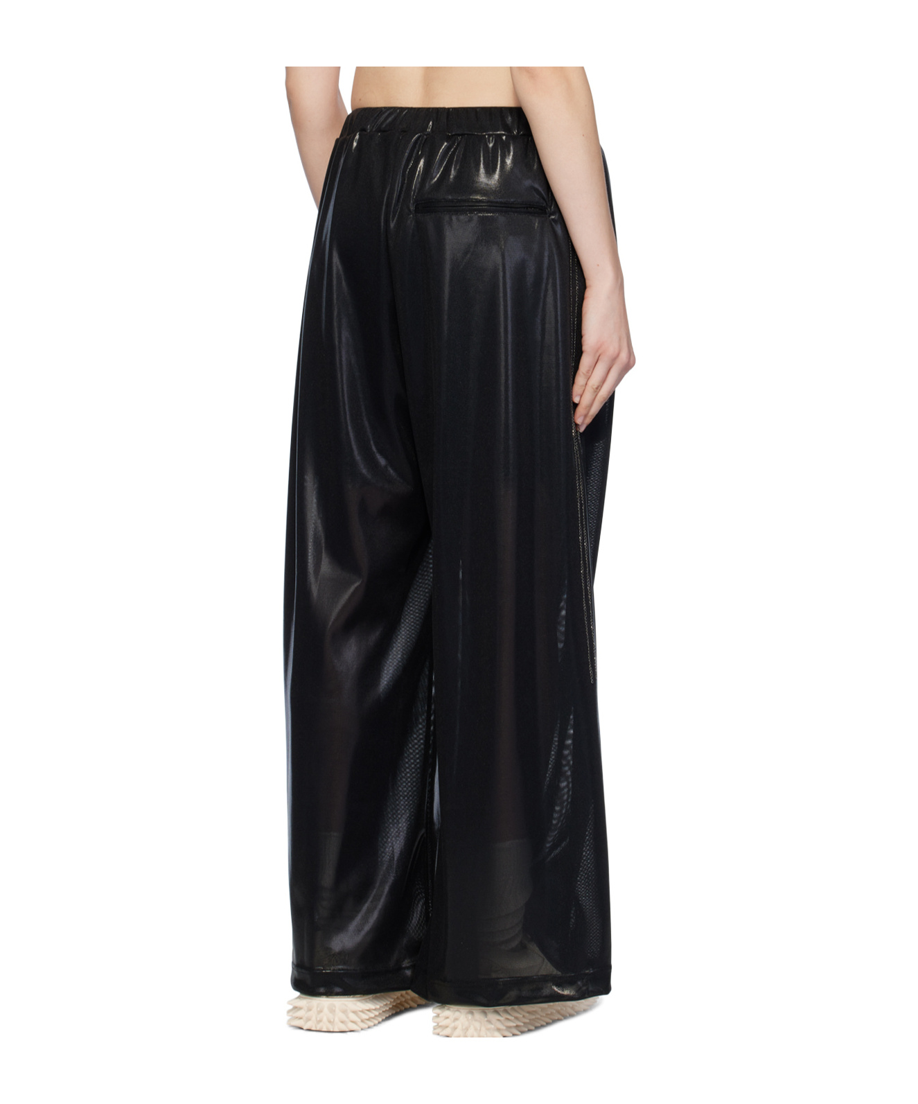 Doublet Curb Chain Trousers In Black