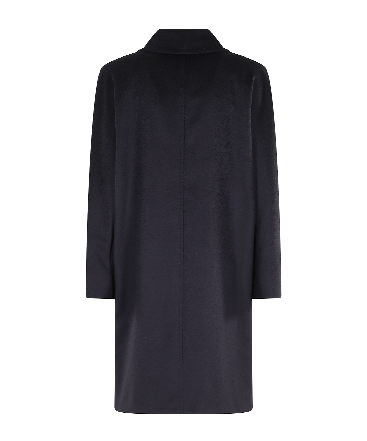 Max Mara Long Sleeve Coat In Blue