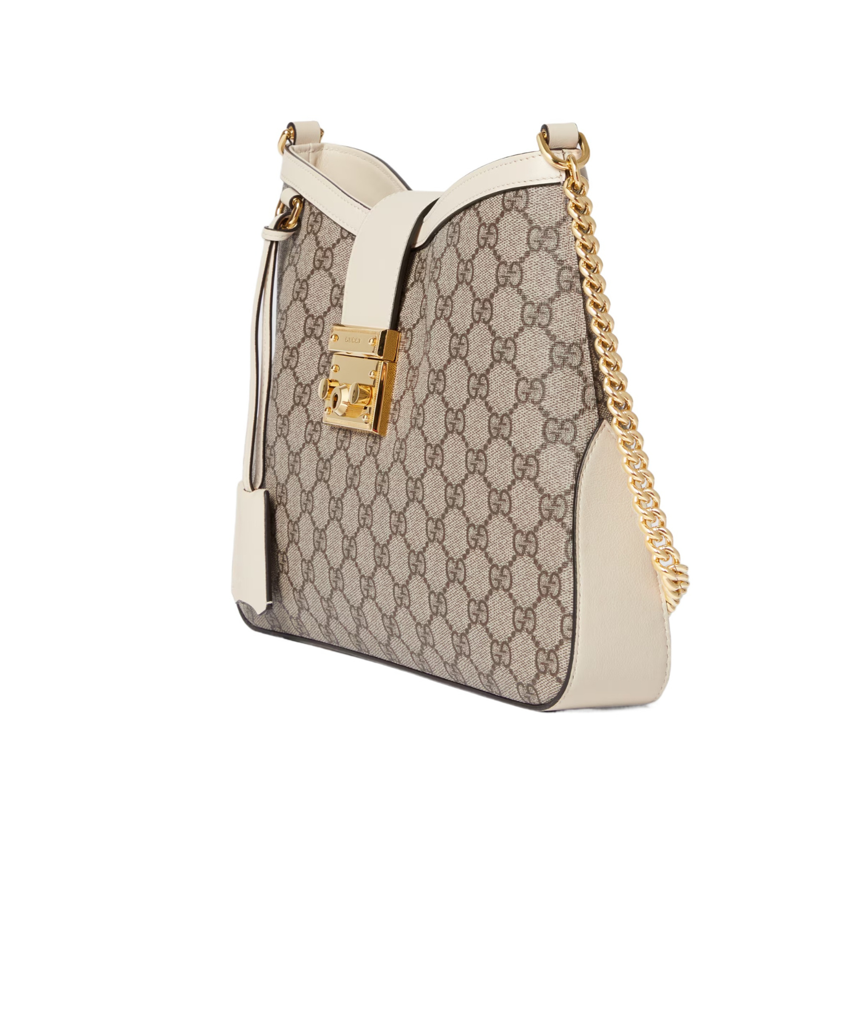 Gucci Padlock Gg Medium Shoulder Bag In Nude