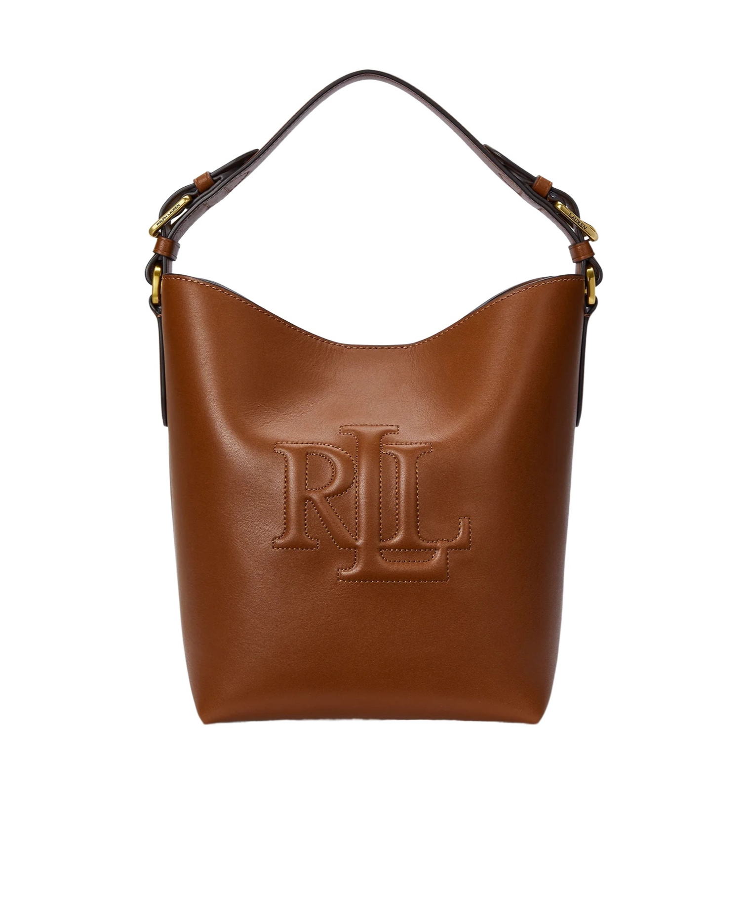 Polo Ralph Lauren Single Handle Shoulder Bag In Brown