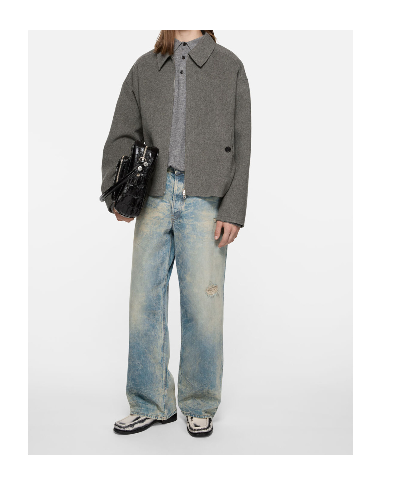 Acne Studios 1981 Logo-patch Trousers In Blue