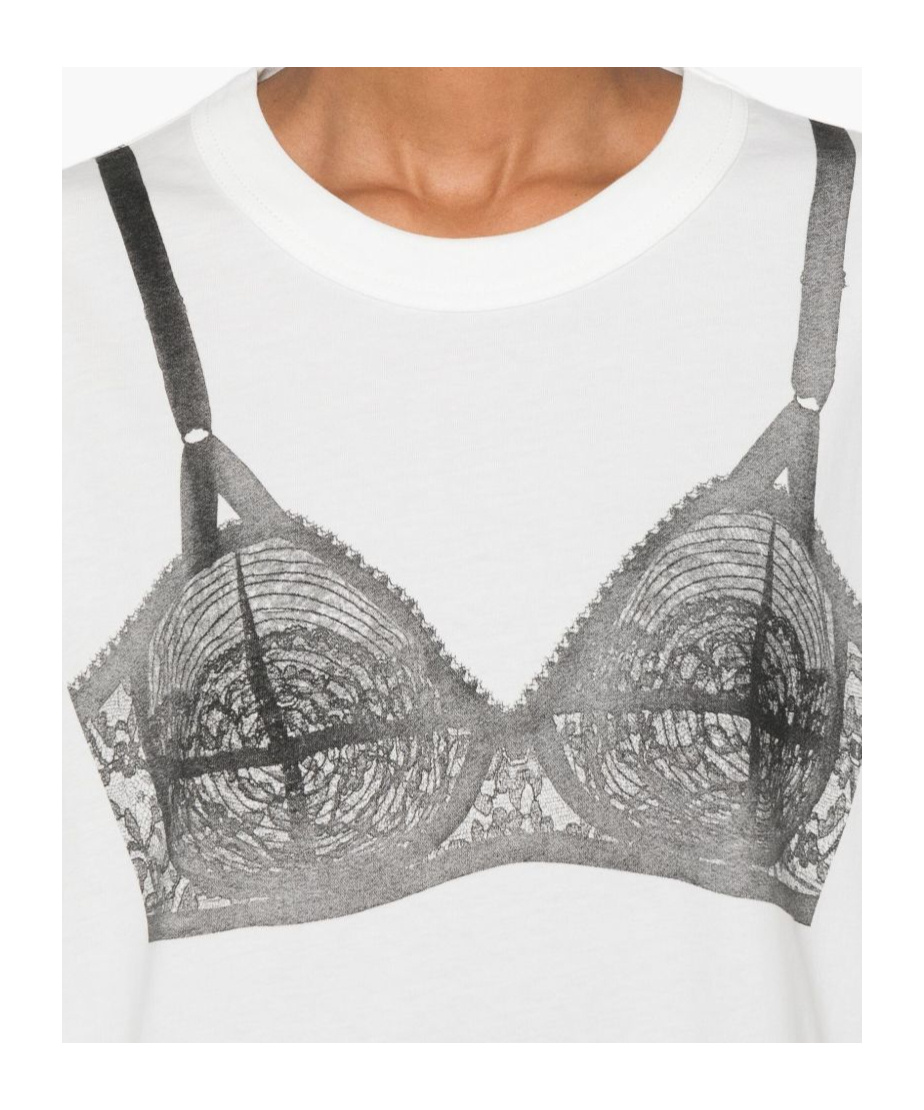 Vaquera Crew Neck T-shirt In White