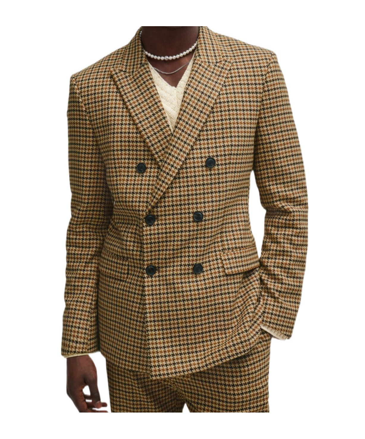 HUGO BOSS HOUNDSTOOTH SLIM-FIT JACKET