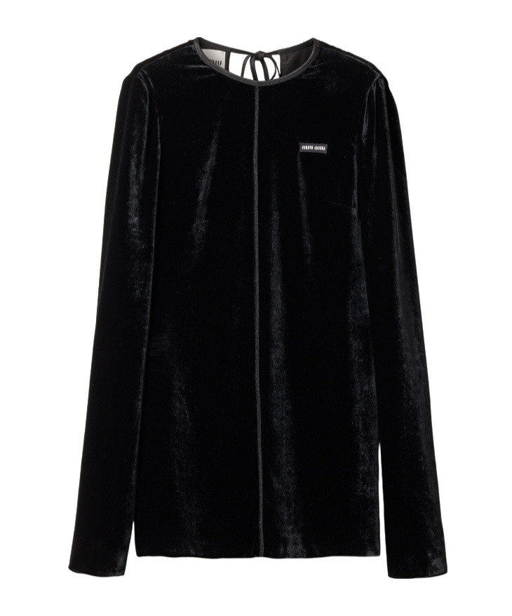 Miu Miu Velvet Minidress