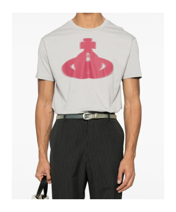 Shop Vivienne Westwood Halftone Orb T-shirt In White