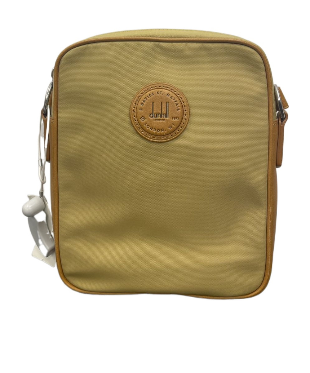 DUNHILL DECAL ZIPPER SHOULDER BAG 