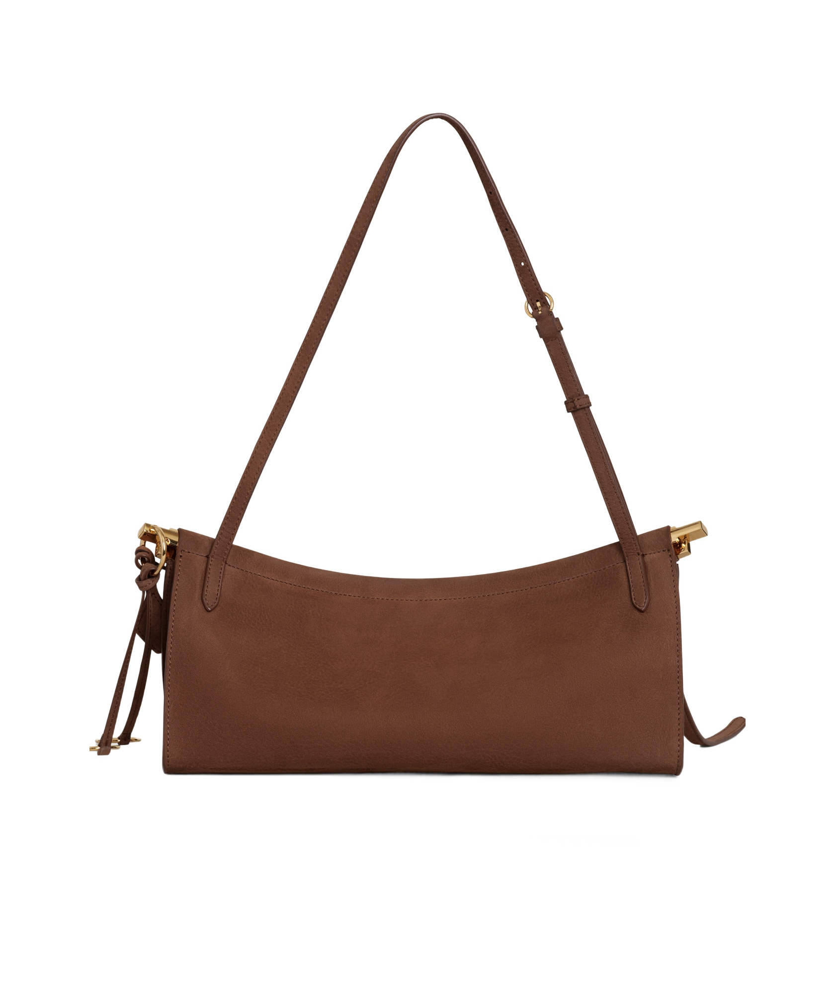 Alaïa Womens Terre D Ombre East West Magnetic-frame Leather Shoulder Bag In Brown