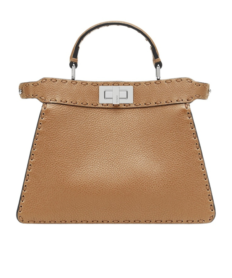 Fendi Peekaboo Iseeu Petite Tote Bag In Brown