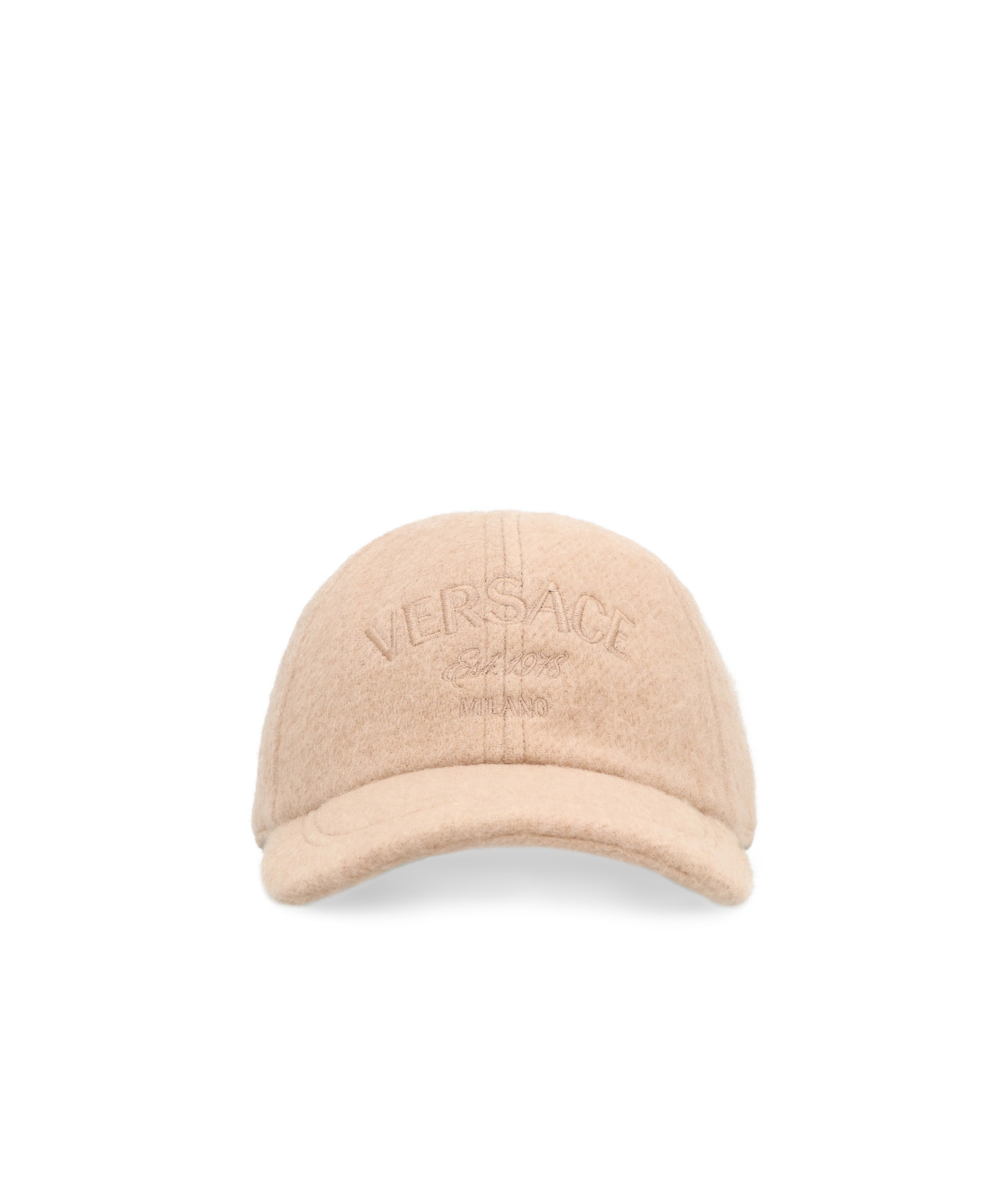 Versace Logo Baseball Cap In Nude