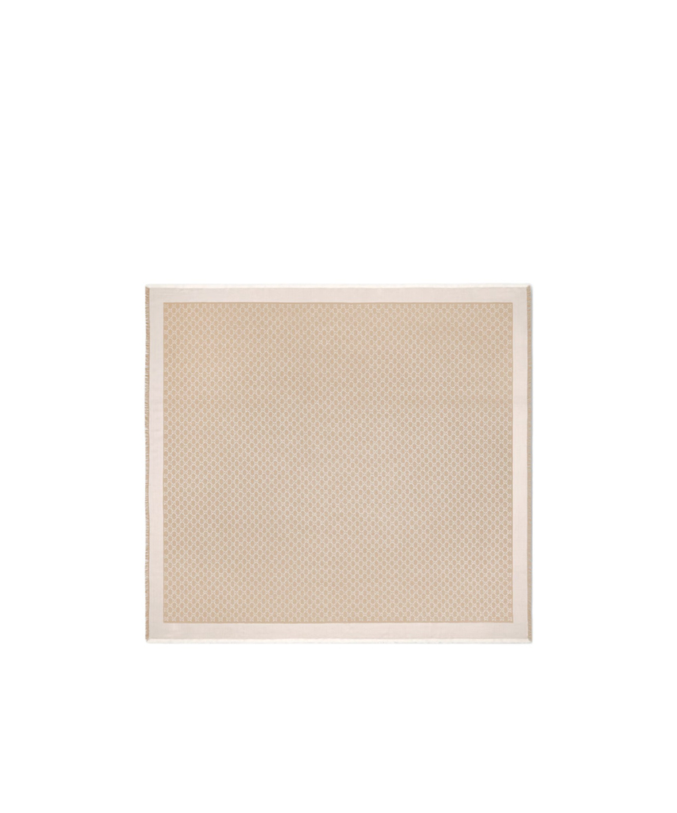 Gucci Gg Silk Wool Shawl In Multi