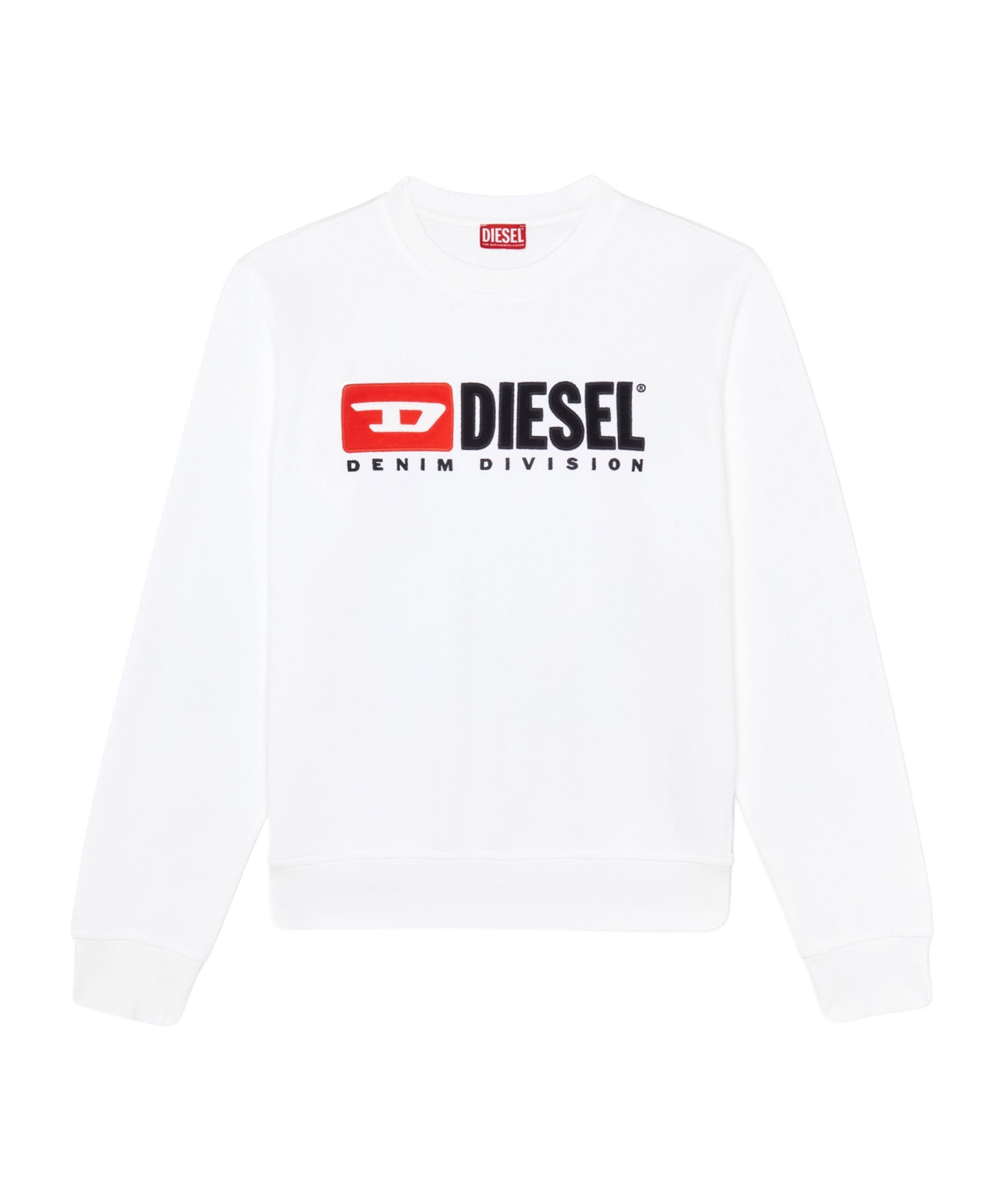 Diesel Sweatshirt With Denim Division Logo In White