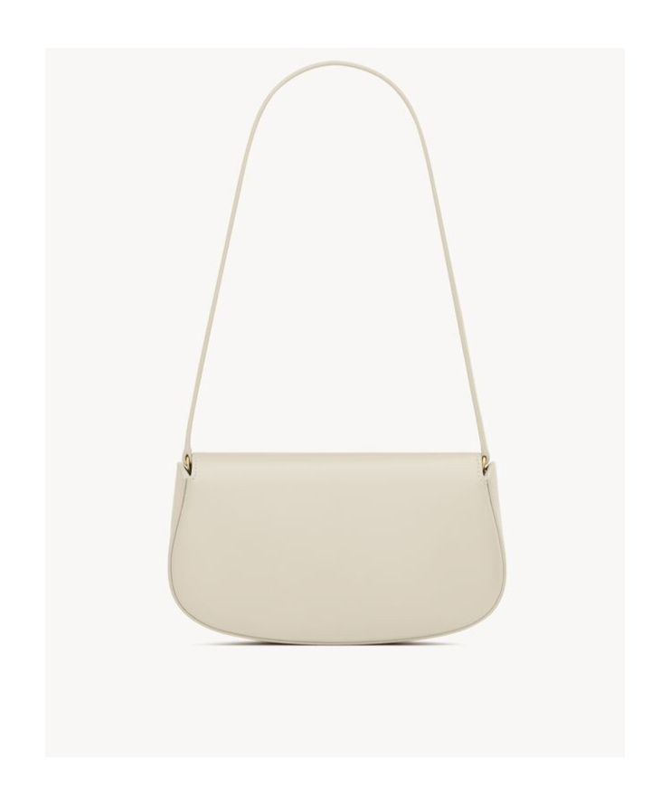 Saint Laurent Mini Voltaire Shoulder Bag In White