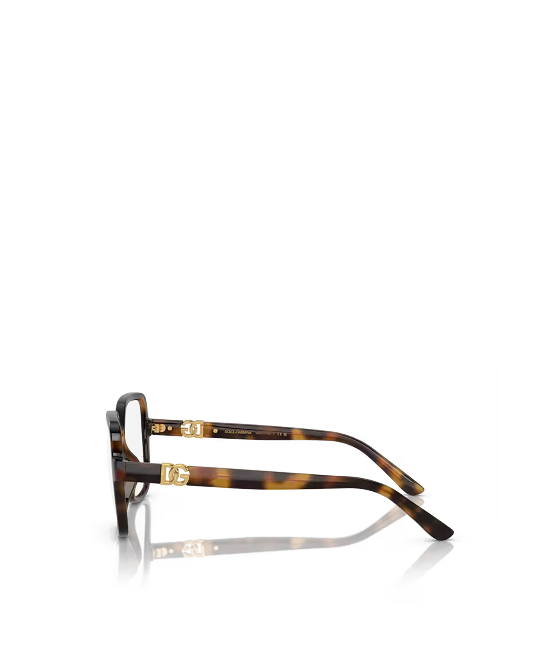Dolce & Gabbana Dg5105u Dg Crossed Eyeglasses In Black