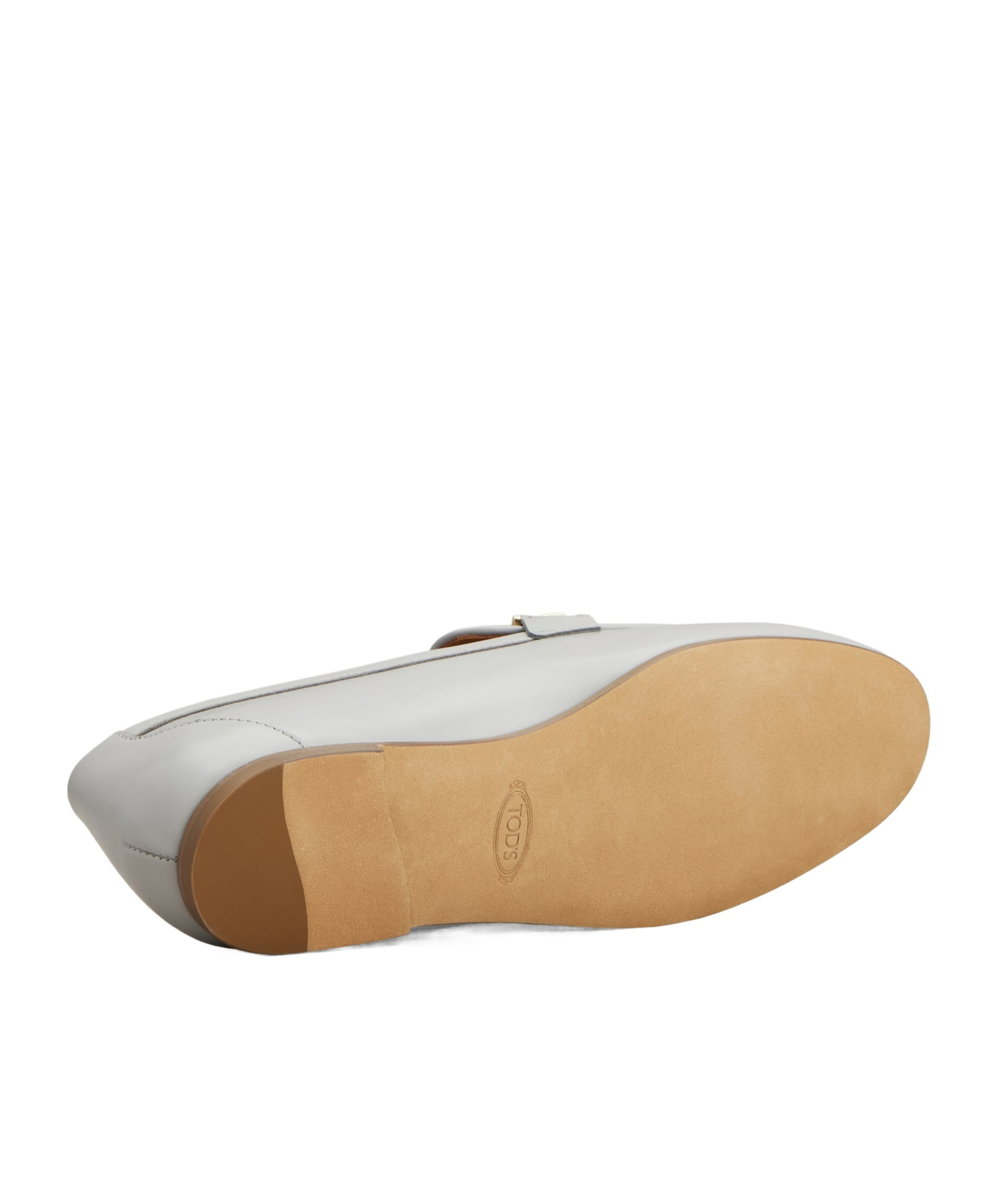 Tod's Push On Loafers In Gray