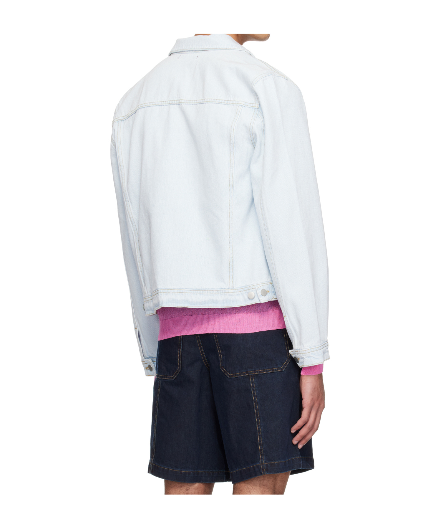 Gimaguas Blue Charlie Denim Jacket In White
