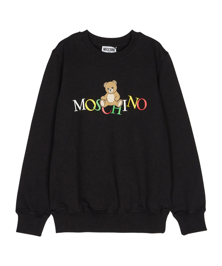 Moschino Long Sleeve Sweatshirt In Black