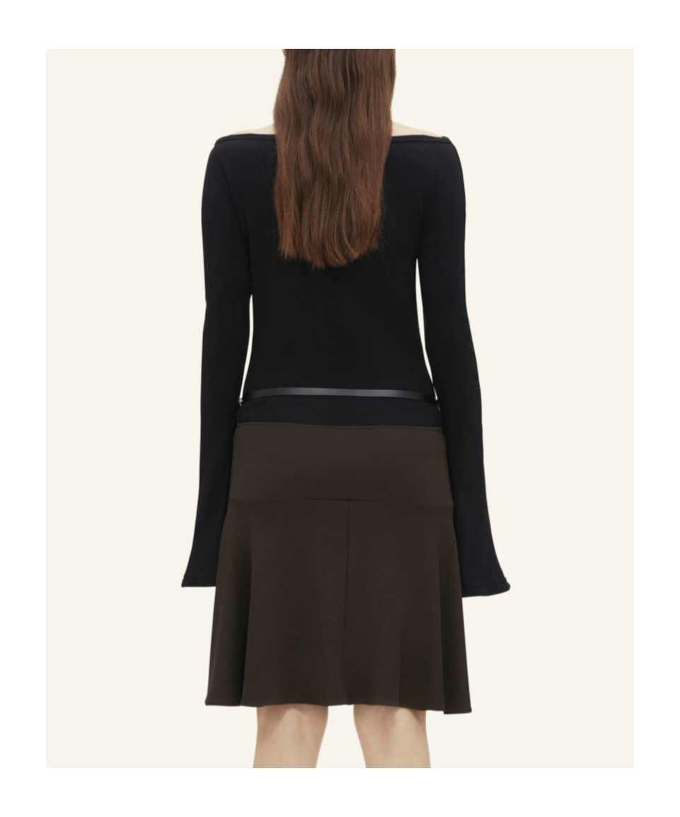 Courrèges Courreges Woman Bodysuit Black Size M Viscose, Elastane In Black