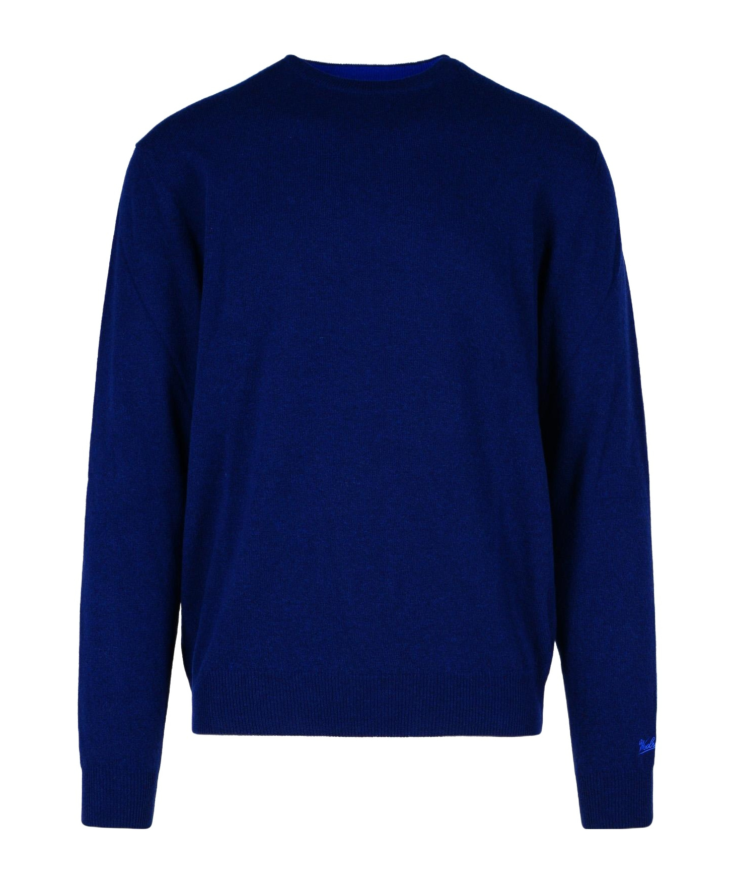 Woolrich Wool Crew-neck Sweater In Blue