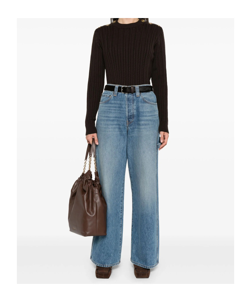 Golden Goose Brown Wool Blend Sweater