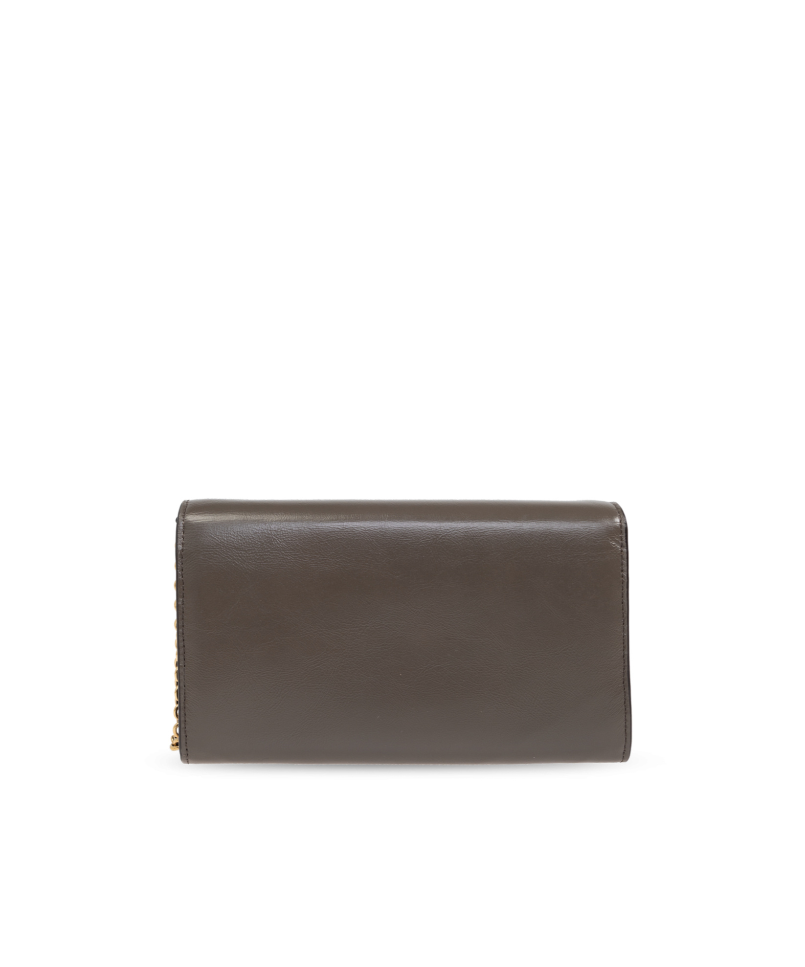 Chloé Iconic Flap Chain Wallet In Brown
