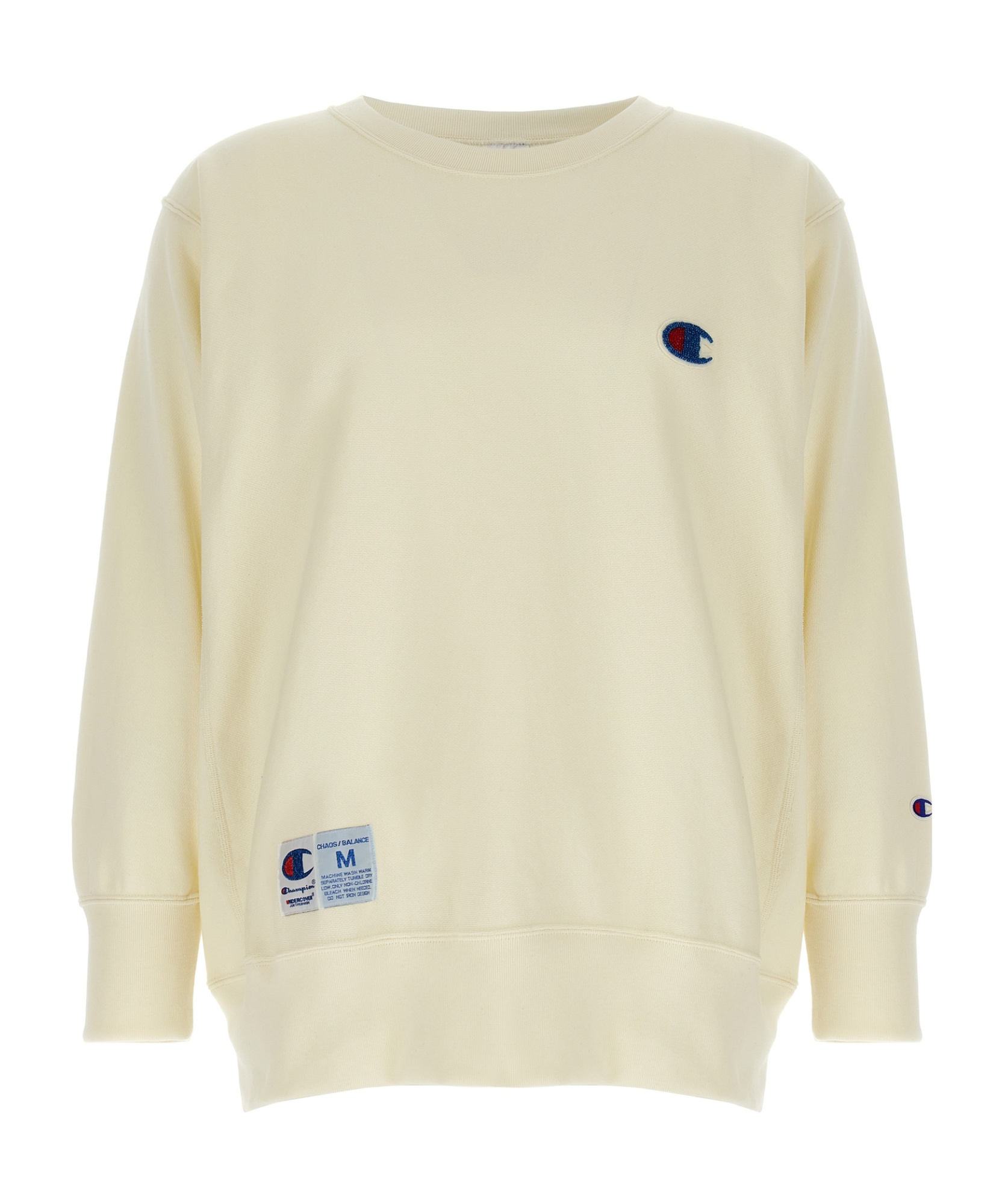 Undercover Champion X Sweatshirt Col Rond In Nude