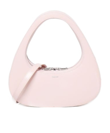 Coperni Gloss Crossbody Baguette Bag In Pink