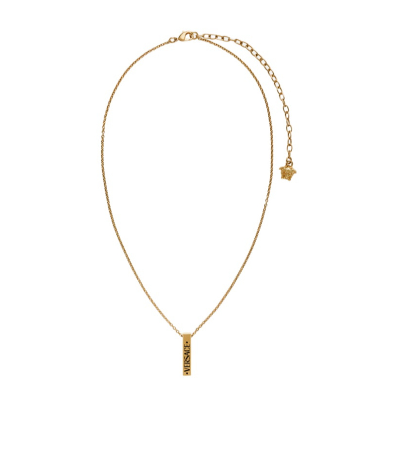 Versace Logo-pendant Necklace