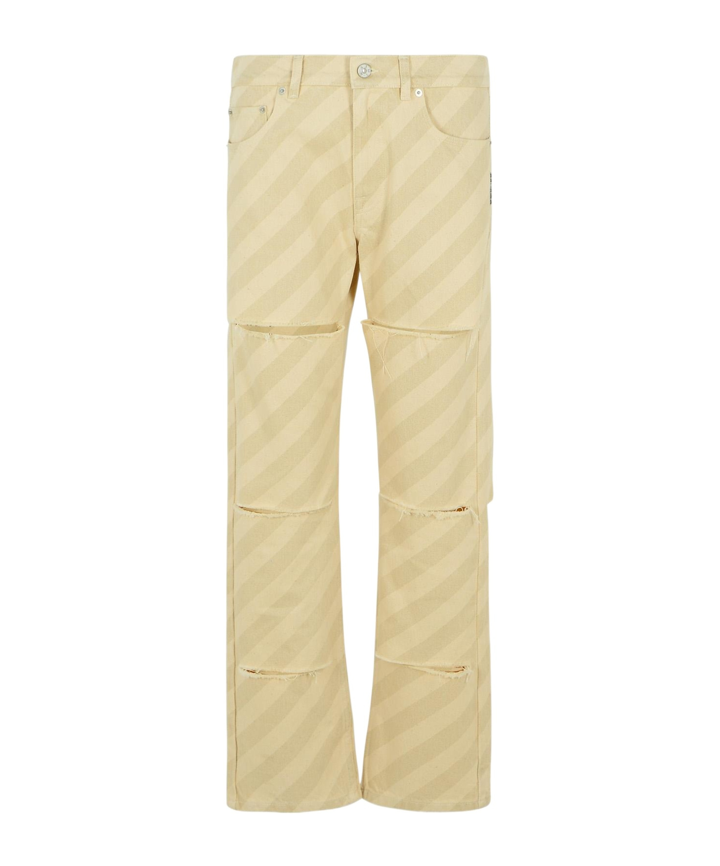 MARNI MARNI STRIPED STRAIGHT LEG JEANS