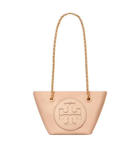Tory Burch Small Ella Chain Convertible Crossbody Bag In Nude