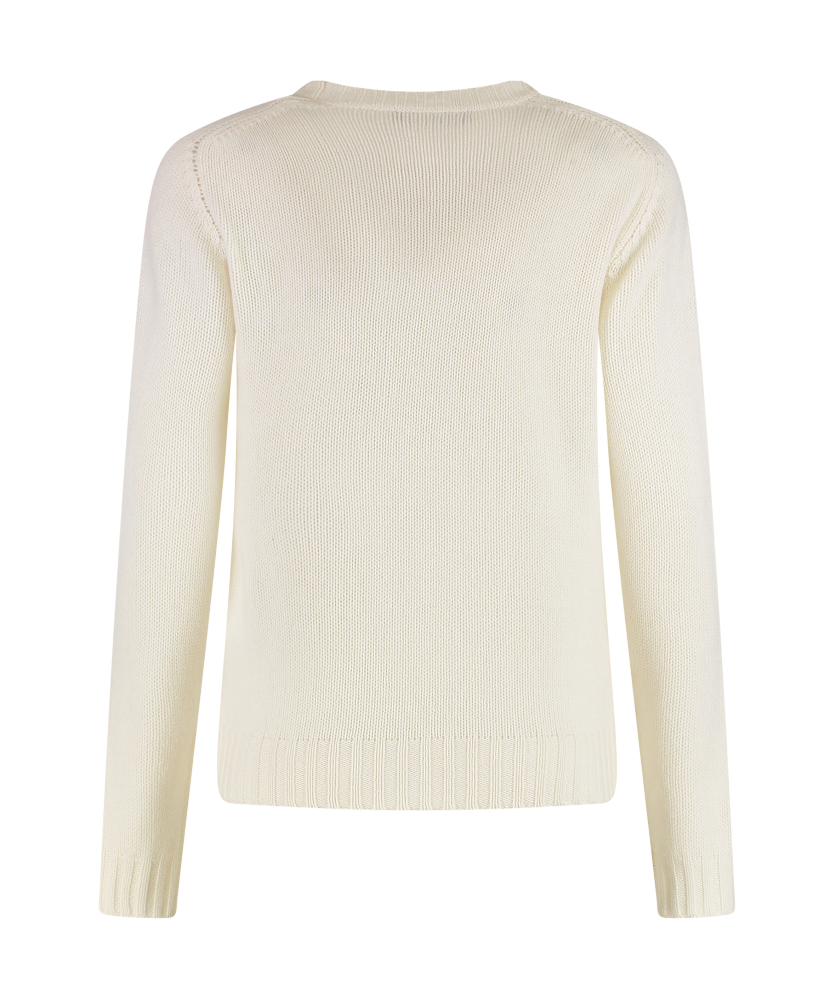 Fabiana Filippi Wool-blend Crew-neck Sweater In Neutral