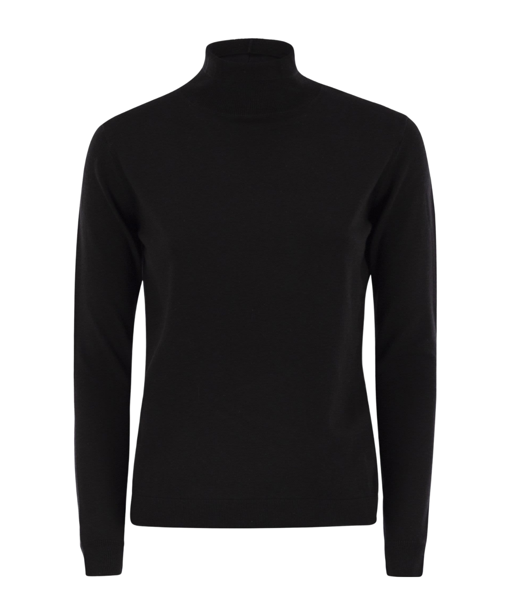 Weekend Max Mara Long-sleeved Sweater In Black