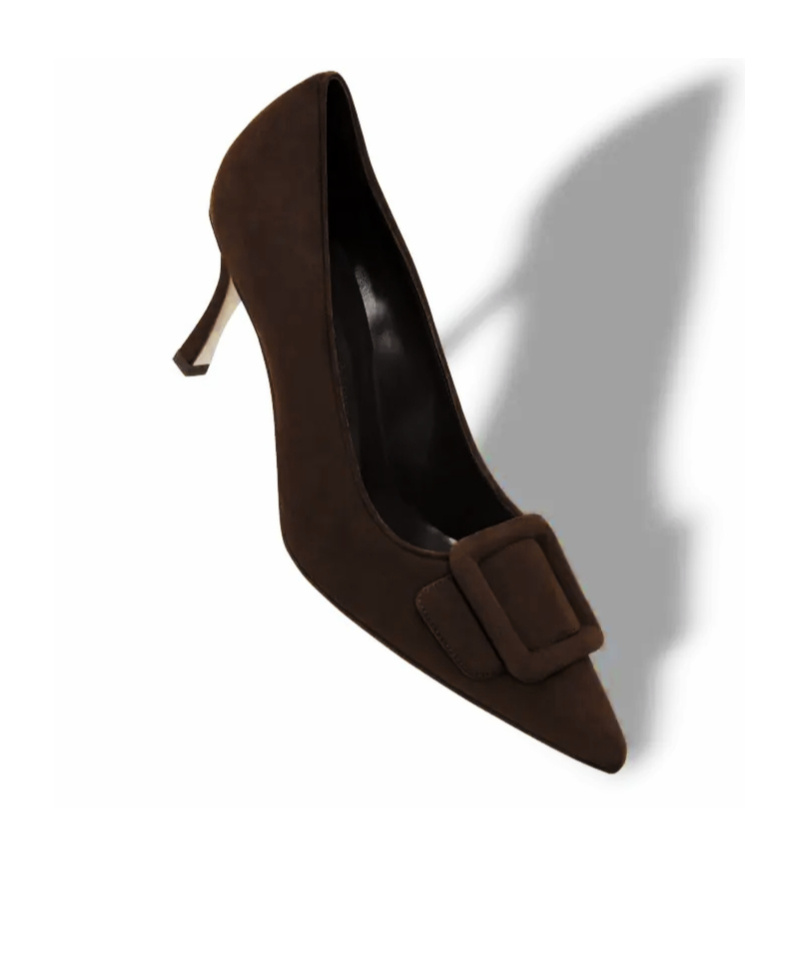 Manolo Blahnik Pointed High Heels In Black