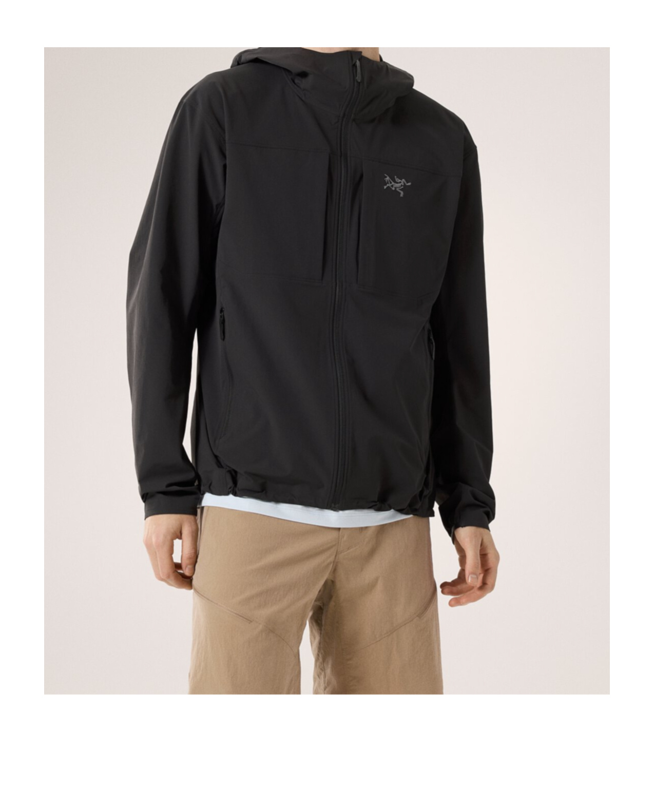 Arc'teryx Gamma Lightweight Hooded Jacket In Black