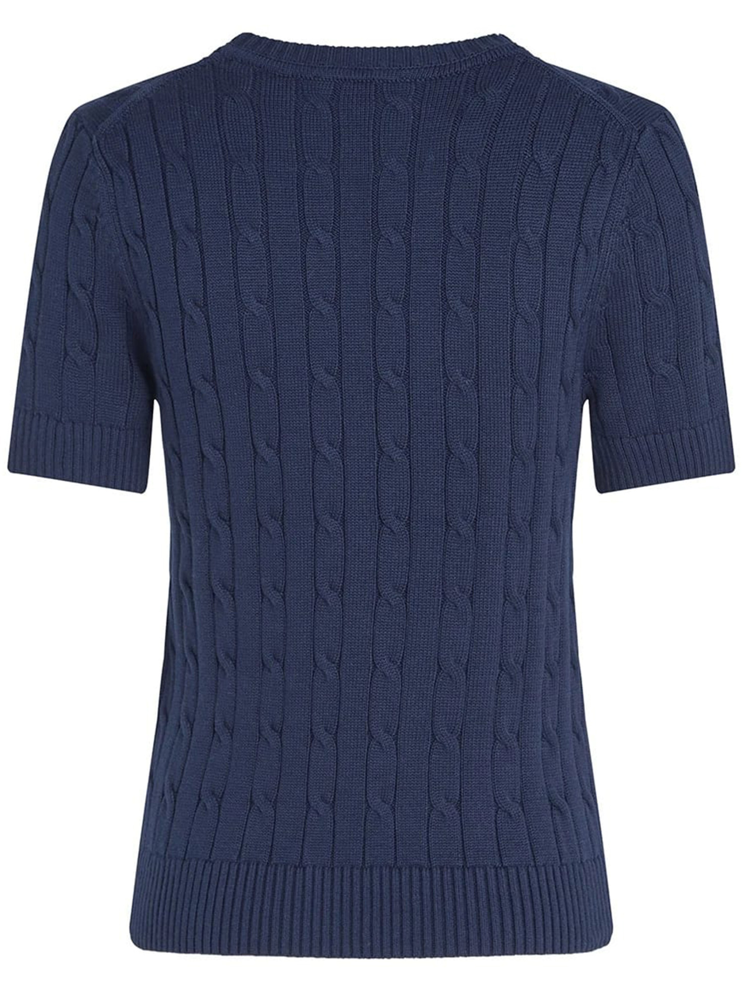 Tommy Hilfiger Cotton Cable Knit Crew Neck