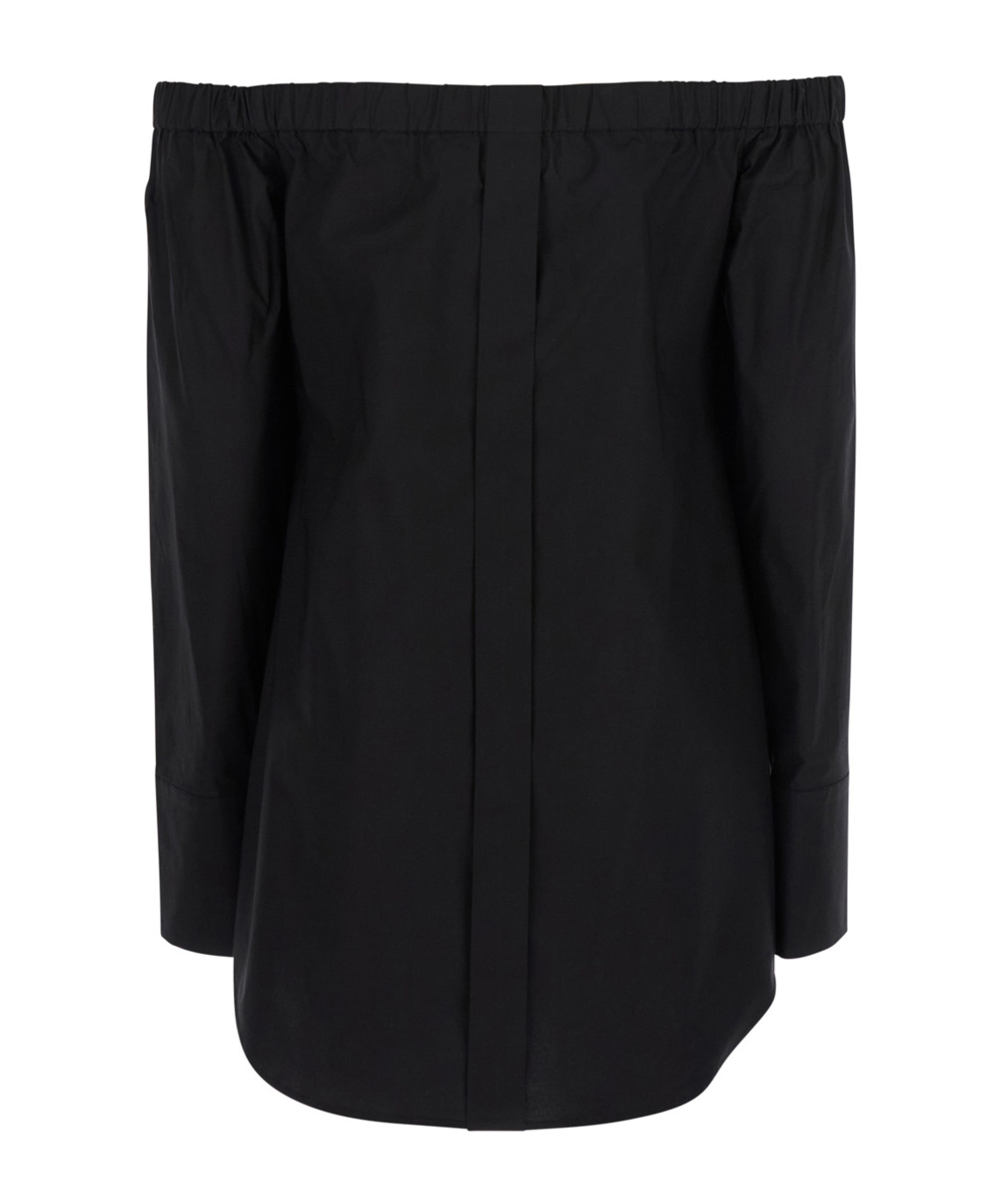 Shop Federica Tosi Off-shoulder Mini Dress In Black