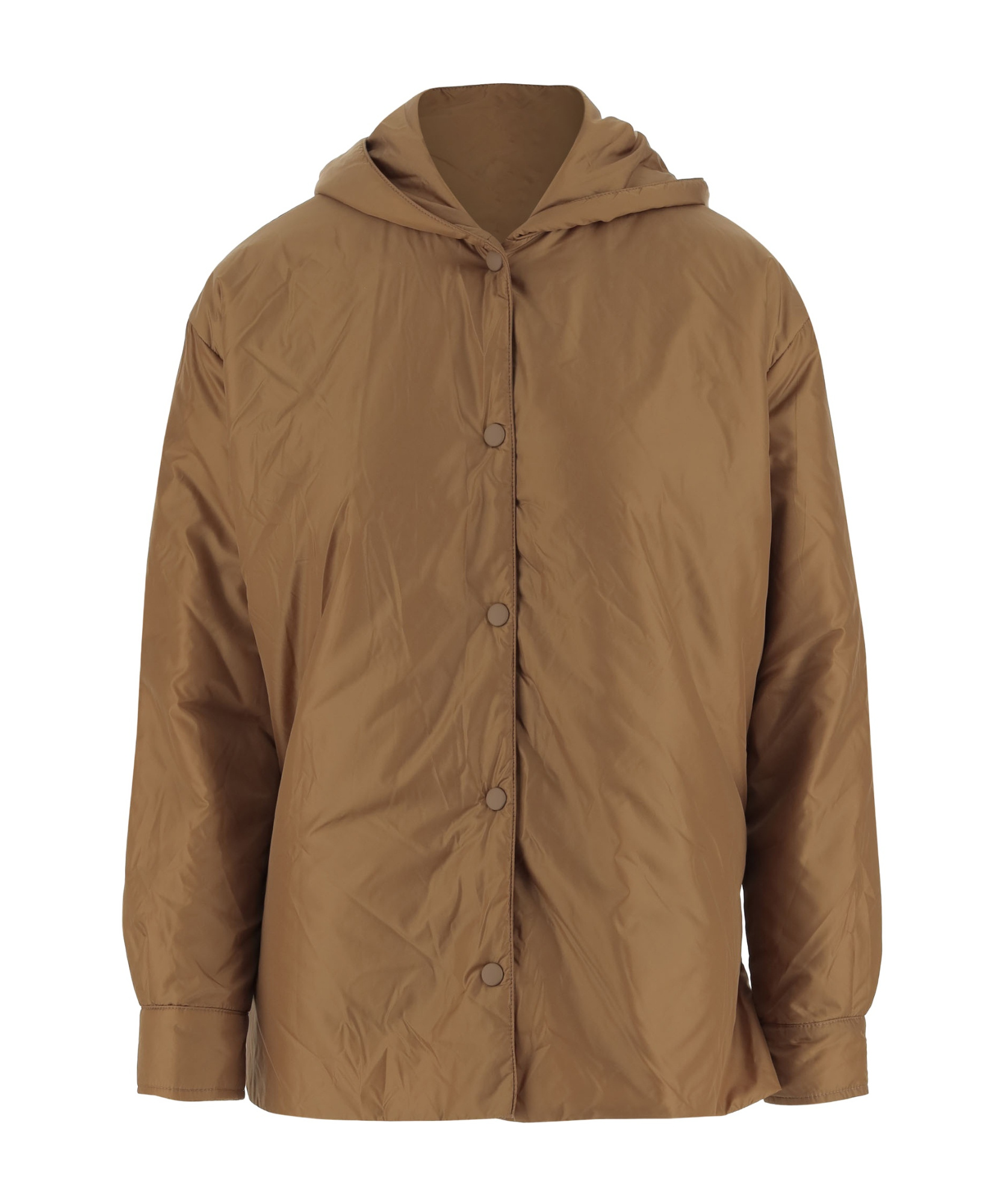 Aspesi Hooded Jacket In Brown