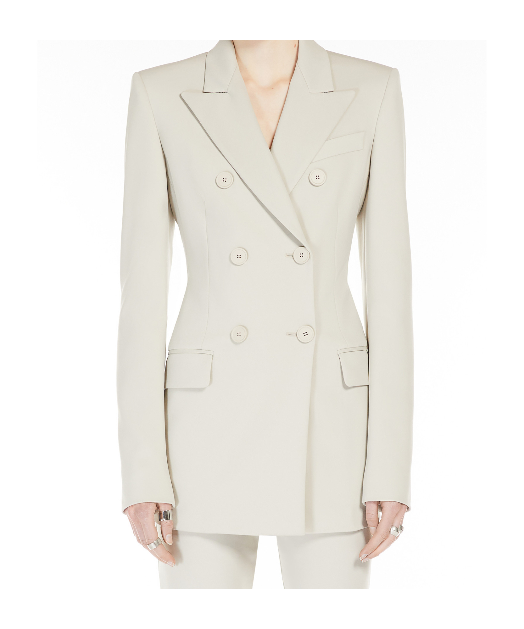 SPORTMAX SCUBA JERSEY BLAZER