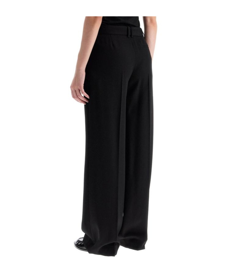 The Row Belt Loop Casual Pants In Black
