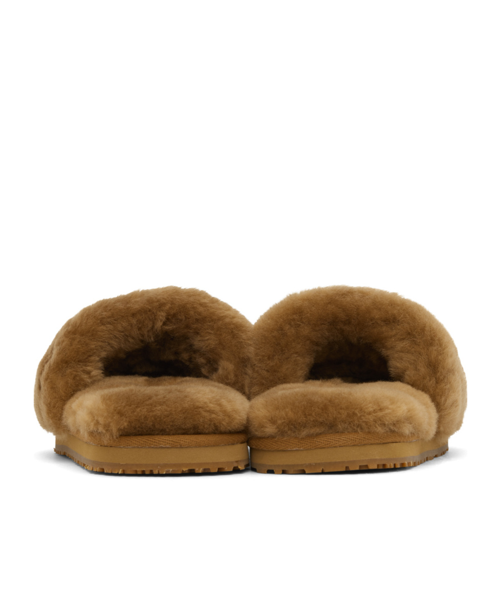 MOU ROUND HEAD OPEN-TOED SLIPPERS