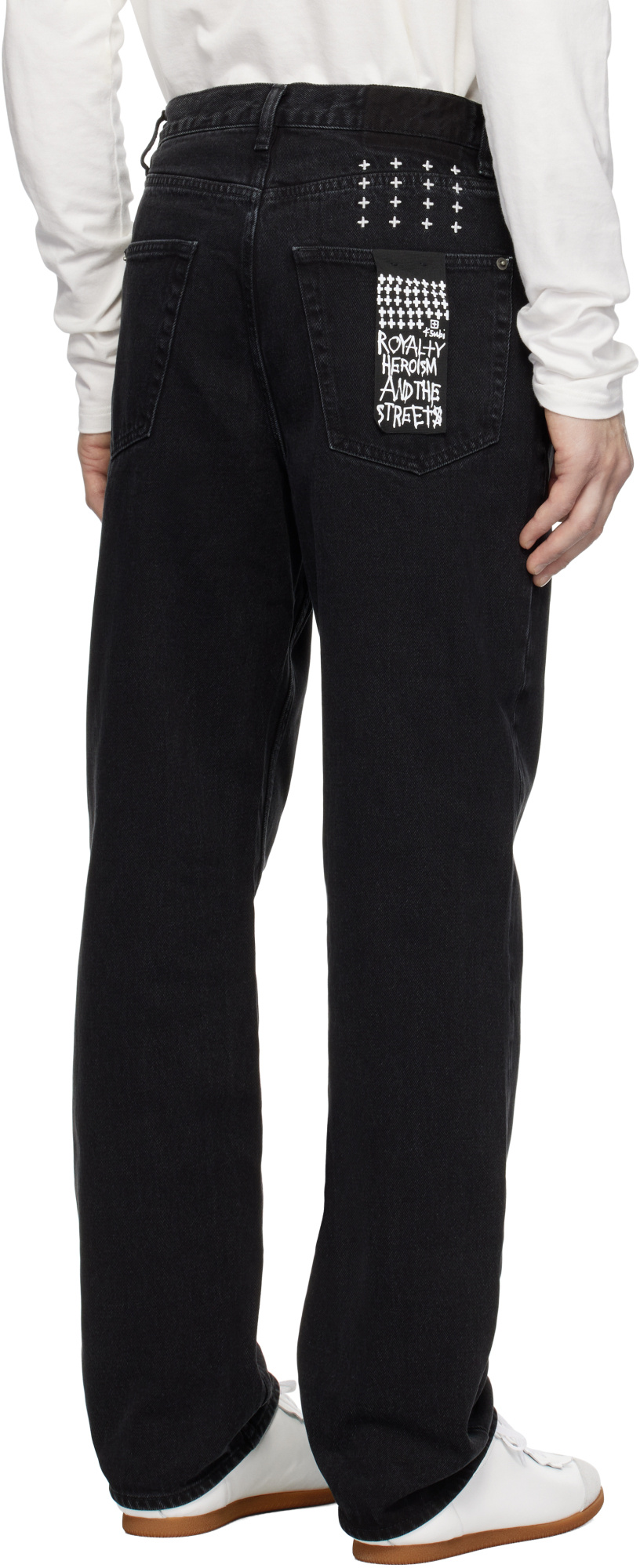 Shop Ksubi Anti K Noir Jeans In Black