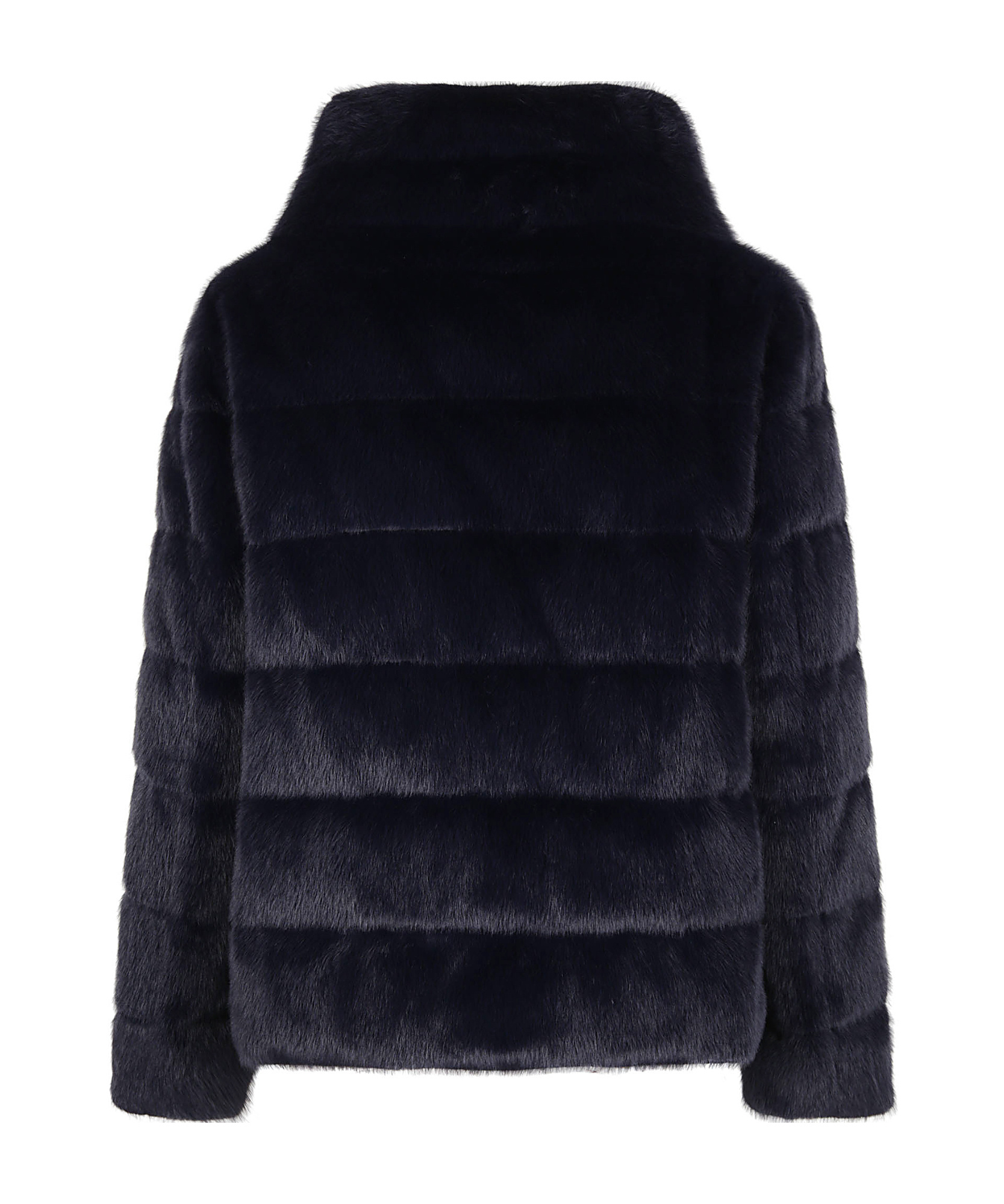 Herno Long-sleeved Down Jacket In Black