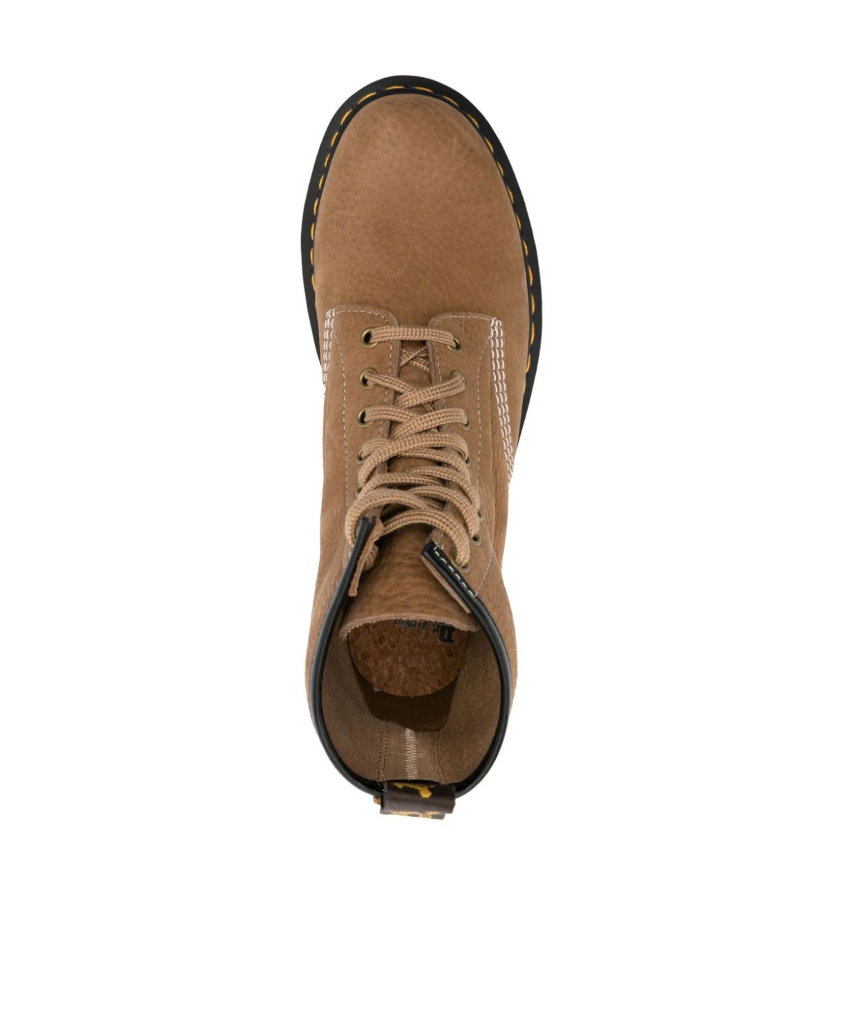 Dr. Martens' Round Head Boots In Brown