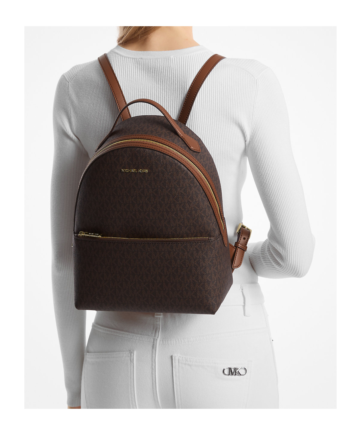 Michael Kors Sheila Medium Logo Backpack
