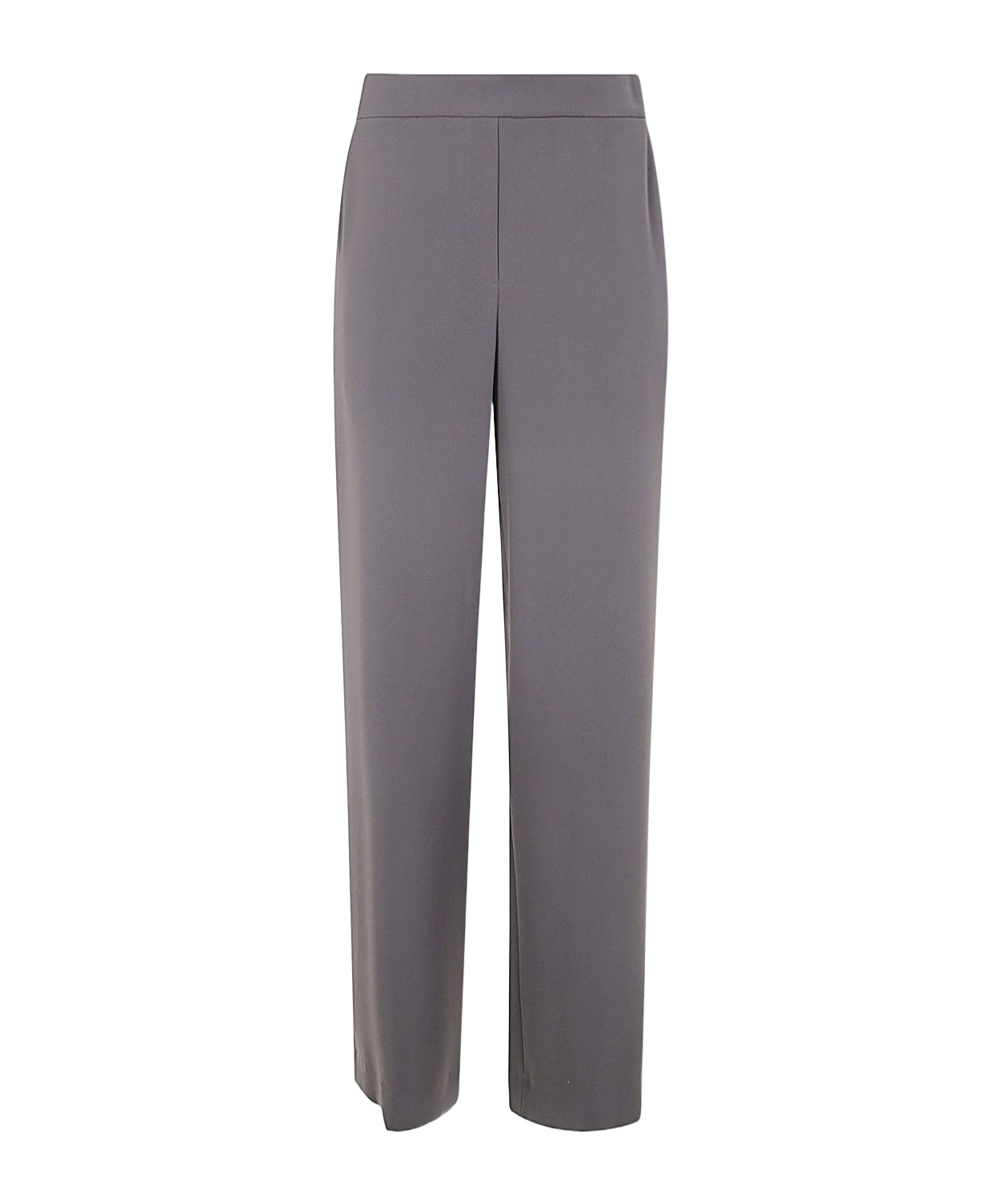 Shop P.a.r.o.s.h Tailored Wide-leg Trousers In Gray