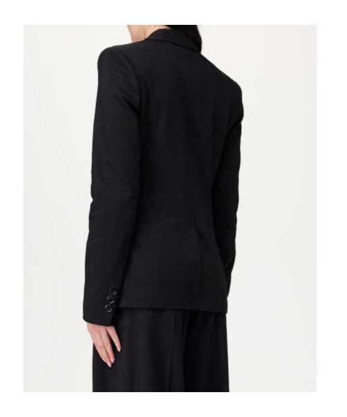 Pinko Single-breasted Tailored Blazer In Black